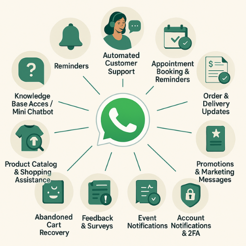 שימושים מתקדמים ב-WhatsApp API